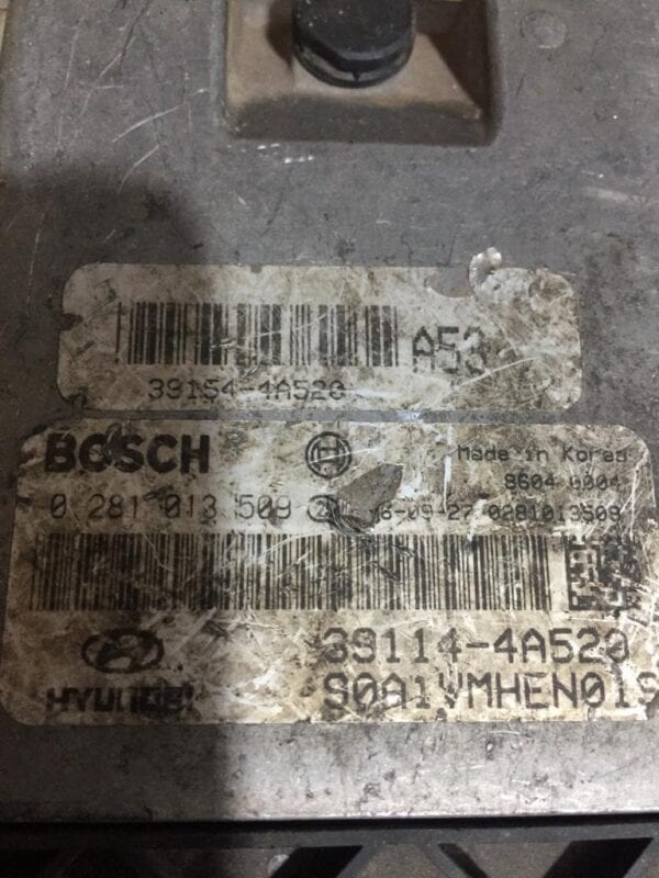 HYUNDAI Electric Control Unit ECU 0 281 013 509 0281013509 391144a520 OEM